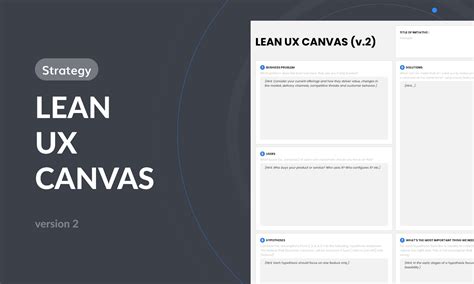 Lean Ux Canvas V Figma Community