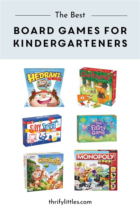 The Best Board Games for Kindergarteners - Thrifty Littles