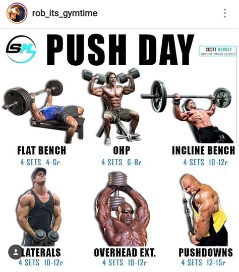 push day push workout push day workout weight training workouts