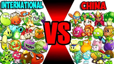 Team International Vs China Which Team Plant S Best Pvz Team