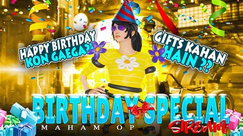 Birthday Special Stream Rush Gameplay Mahamop Is Live Youtube