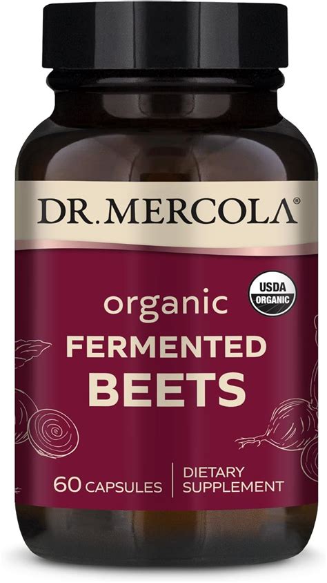 Dr Mercola Organic Fermented Beets 30 Servings 60