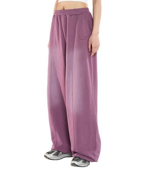 Musinsa Oddstudio Brush Washed Wide Sweatpants Lilac