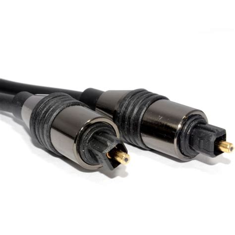 Kenable Pure TOS Link TOSLink Optical Digital Audio Cable HQ 6mm Le