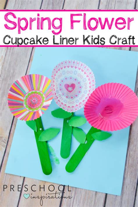 Cupcake Paper Flower Craft Crafting Papers