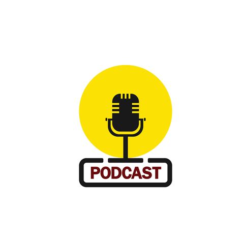 Microphone Podcast Talk Icon Logo Vector Illustration Design