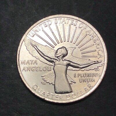 2022 D MAYA ANGELOU American Women Series Quarter OBW Original BU UNC