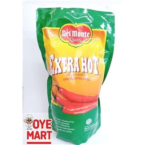 Jual Delmonte Extra Hot Standing Pouch Kg Saus Sambal Pedas Del Monte