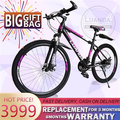 LUANDA Mountain Bike 26 Inch High Carbon Steel Adult Bicycles Shimang