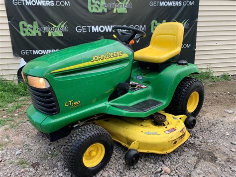 In John Deere Lt Riding Lawn Tractor With Hp Kawasaki Engine