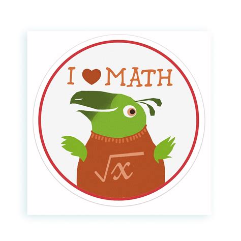 Printable Math Stickers