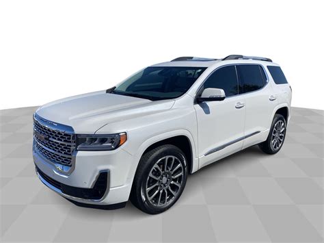 Certified Pre Owned 2020 Gmc Acadia Denali Suv In Evansville Lz112498s Romain Buick Gmc