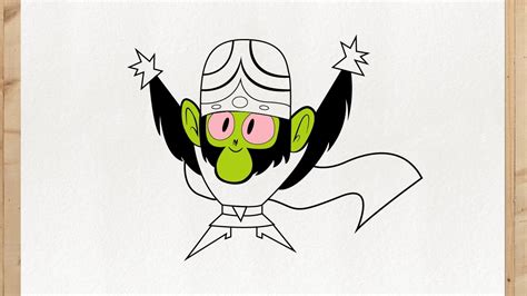 How To Draw Mojo Jojo Powerpuff Girls Drawing Step By Step And Easy