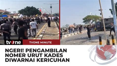 Jelang Pemilihan Kades Sejumlah Warga Di Cirebon Terlibat Bentrok