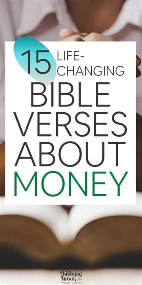 15 Bible Verses About Finances That Can Change Your Life