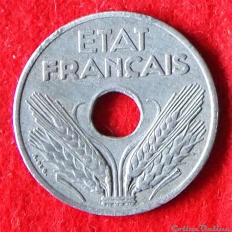 État Français 20 Centimes 1941 Coins World France Etat Français