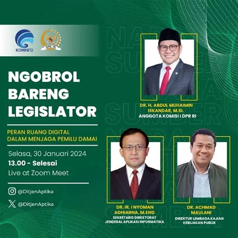 Kementerian Kominfo Bersama Dpr Ri Gelar Seminar Peran Ruang Digital