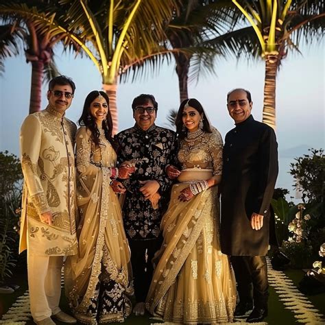 Premium Photo Mukesh Ambani Son The World Expensive Wedding