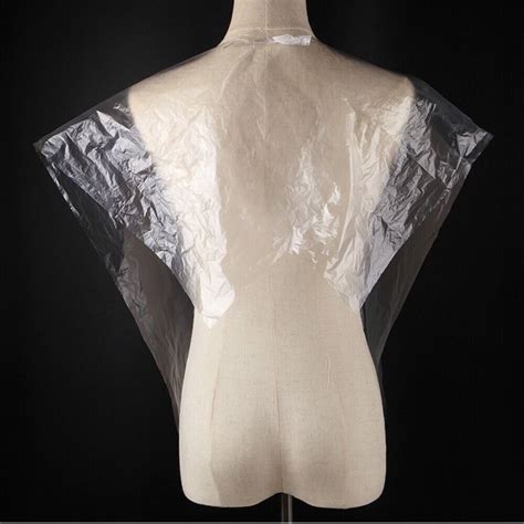 Pcs Disposable Hair Cutting Cape Barber Cloak Hair Cut Wrap Salon Ebay