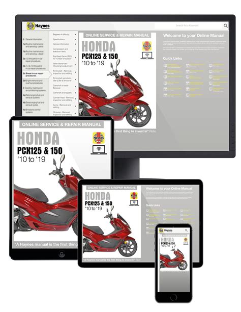 Honda Scooter Pcx Haynes Repair Manuals Guides