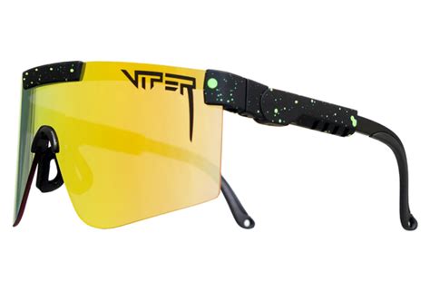 Paire De Lunettes Pit Viper The Monster Bull Polarized 2000s Noirjaune