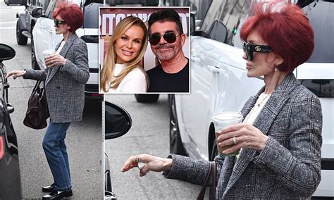 Sharon Osbourne Looks Gaunt As She Steps Out With A Morning Coffee In