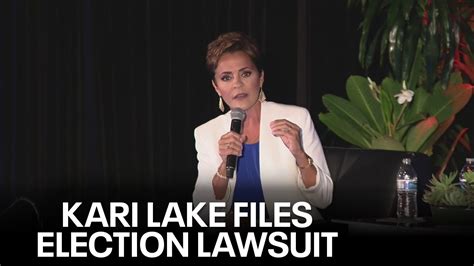 Kari Lake Files 70 Page Lawsuit Against Top Arizona Election Officials