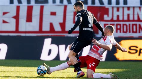 3 Liga SC Verl holt Punkt bei Jahn Regensburg Fußball Sport WDR