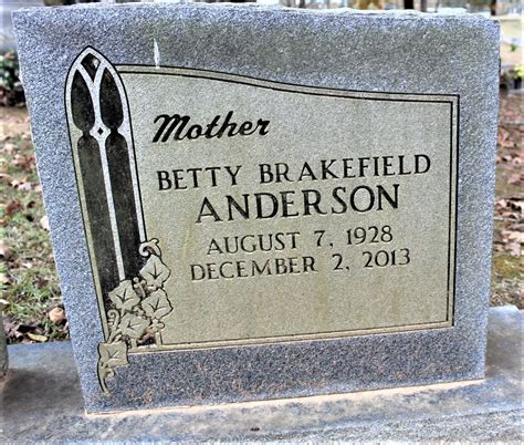 Betty Jane Brakefield Anderson 1928 2013 Memorial Find A Grave