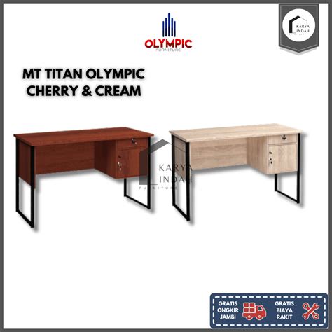 Jual Meja Tulis OLYMPIC TITAN Meja Kantor Kerja Belajar 1 2