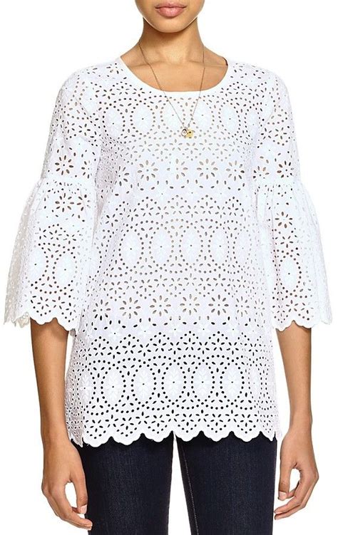 Scotch Soda Embroidered Eyelet Top Eyelet Top Tops Fashion