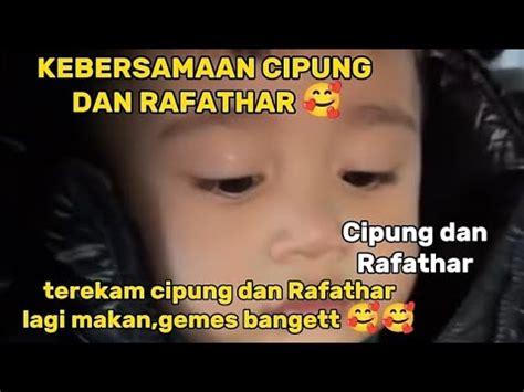 Terekam Kebersamaan Cipung Dan Rafathar Gemes Bangett Youtube