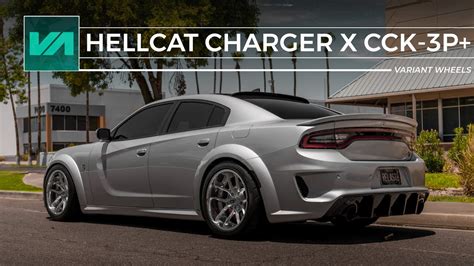 Charger Hellcat On Brushed Aluminum Three Piece Wheels Youtube