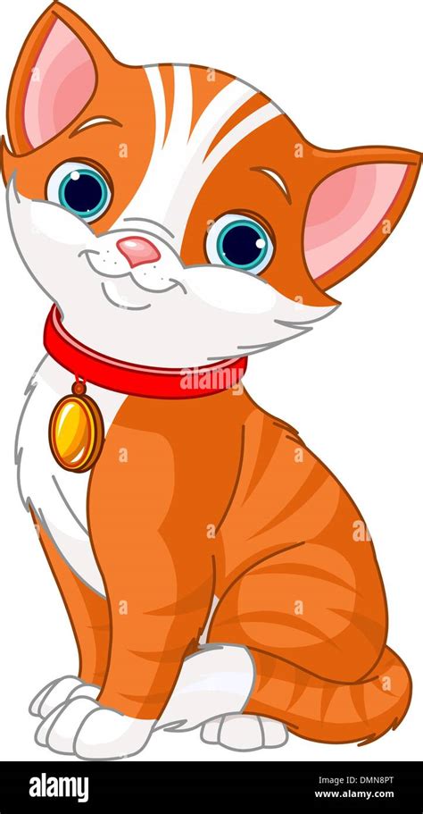 Cute Cat Painting Stock Vector Images Alamy