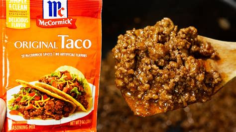 How To Cook Taco Meat With Mccormick Taco Seasoning