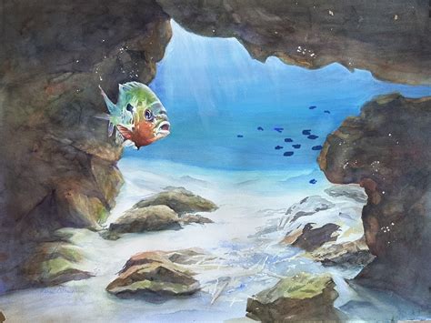 Redbreast Sunfish — Kentucky Watercolor Society