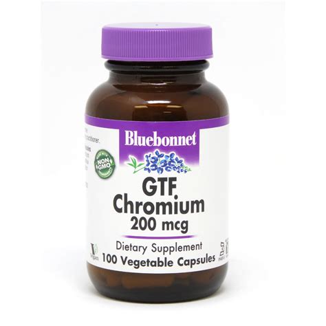 Willner Chemists Bluebonnet Gtf Chromium 200 Mcg