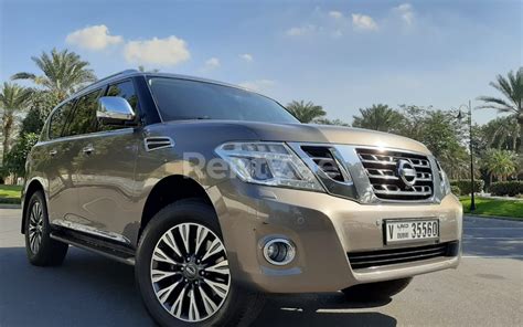 Rent A Nissan Patrol V6 Platinum Dark Grey 2019 ID 02998 In Dubai