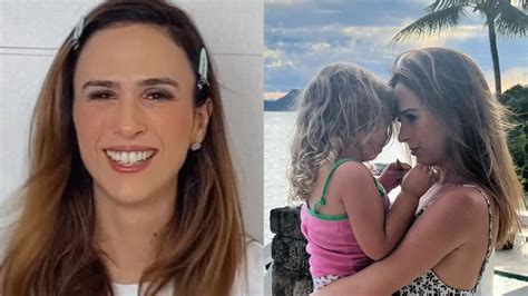 Tata Werneck posta foto da infância e surpreende pela semelhança a