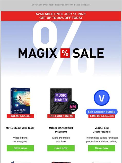 MAGIX Software The 2023 Versions Of Best Selling MAGIX Software Are