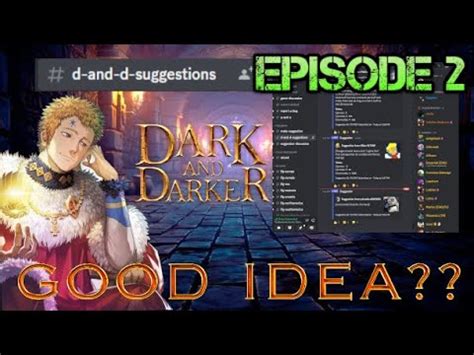 Rank 1 Wizard Reacts To Dark And Darker Discord Suggestions EPISODE 2