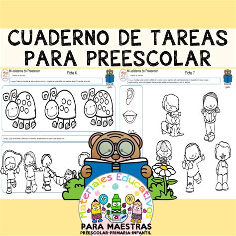 Cuaderno De Tareas Para Preescolar Materiales Educativos Para Maestras Hot Sex Picture