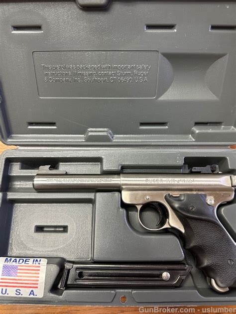 Ruger Mark Ii 22 Lr Stainless Target Pistol 5 1 2 Penny Semi Auto Pistols At Gunbroker