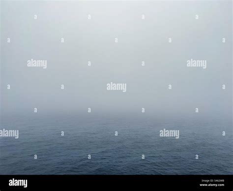 Misty And Eerie North Atlantic Ocean Stock Photo Alamy