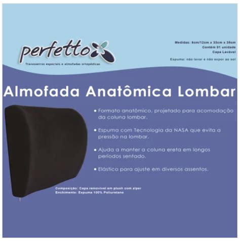 Almofada Anatômica Lombar Perfetto