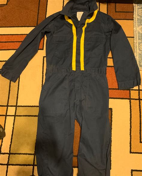 Sold Rothco Navy Blue Fallout Vault 101 40r Sr Flightsuit Jumpsuit