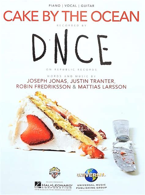 Cake By The Ocean DNCE Piano Vocal Guitar Sheet Music Reverb