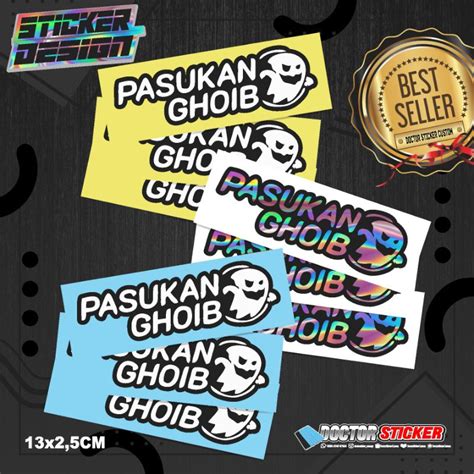 Jual Sticker Pasukan Ghoib Cutting Sticker Pasukan Ghoib Viral Terbaru