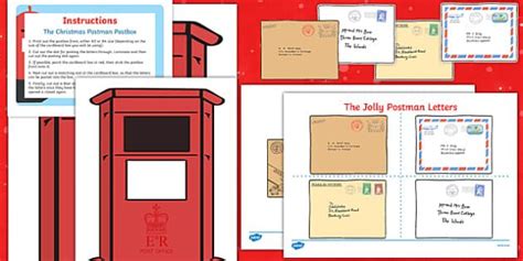 Post Box And Christmas Cards Resource Pack To Support Teaching On The