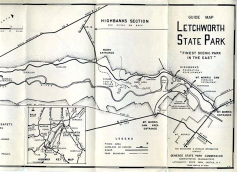 Letchworth State Park Map Pdf